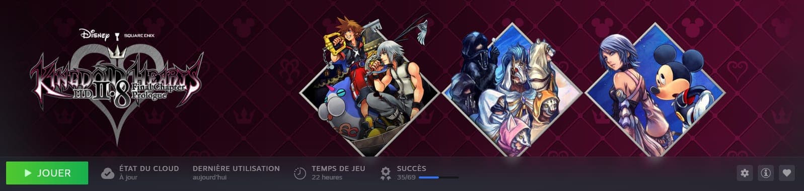 Mon temps de jeu sur Kingdom Hearts HD 2.8 Final Chapter Prologue