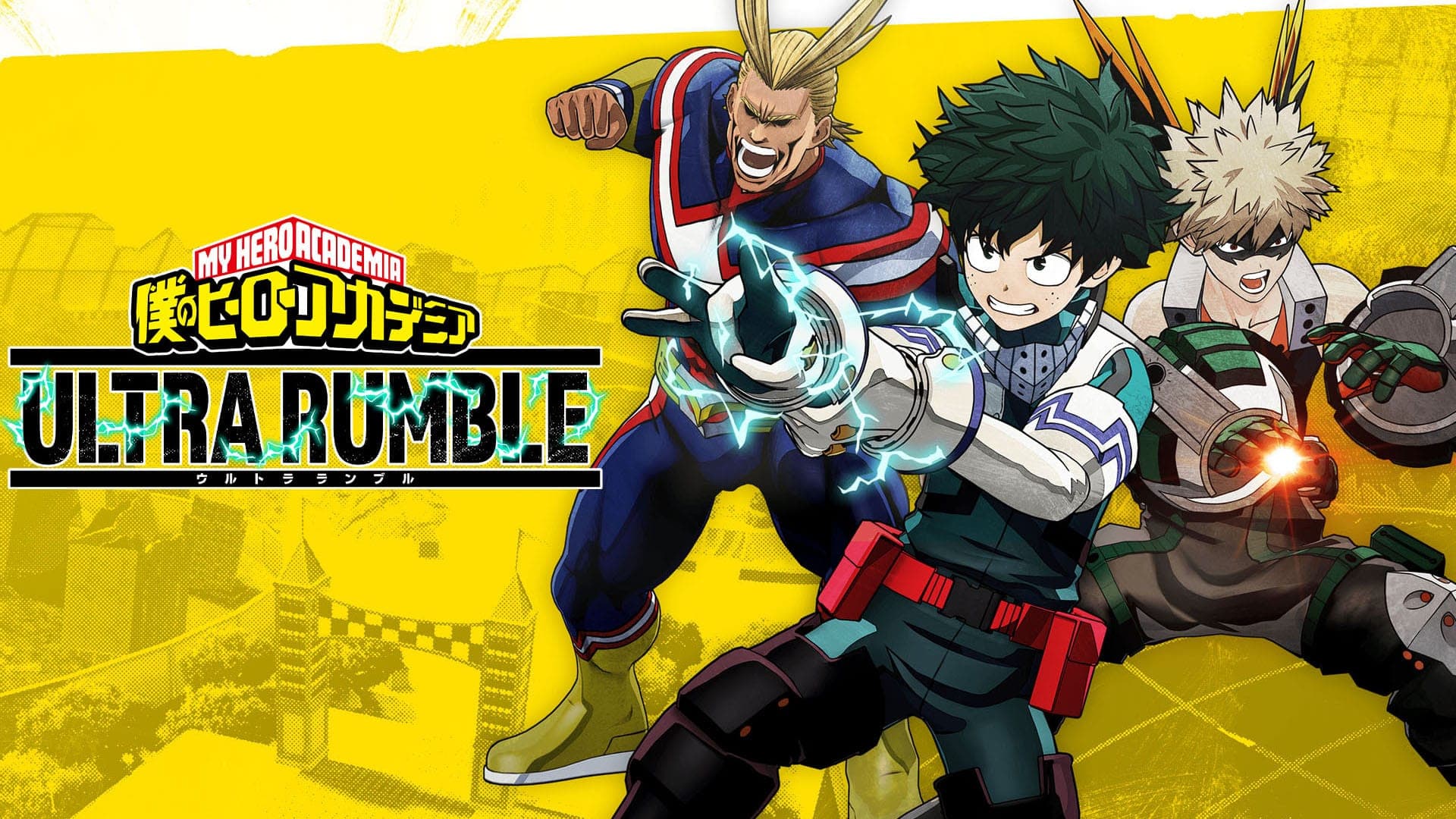 Game banner: My Hero Ultra Rumble