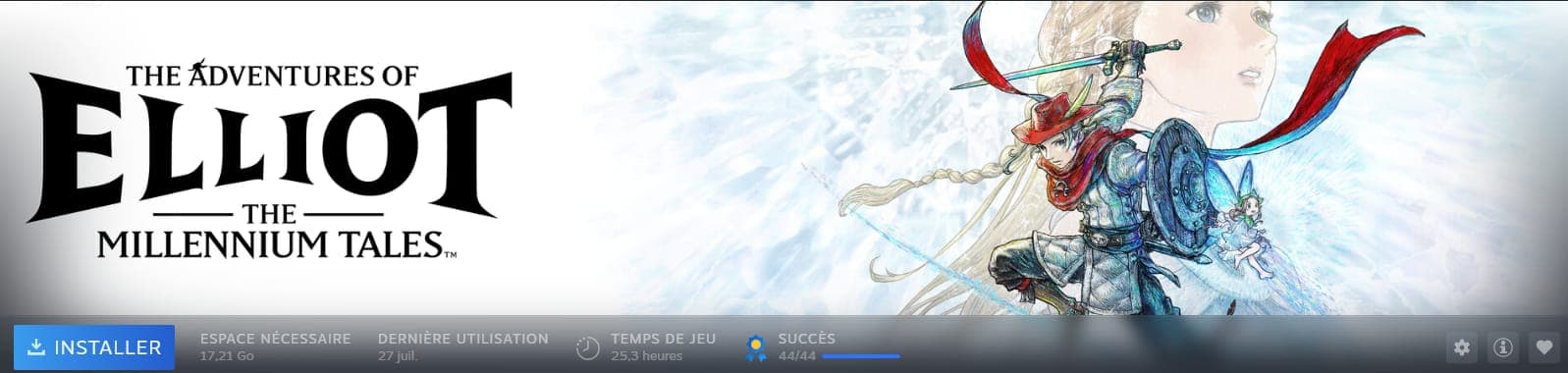 "The Adventures of Elliot The Millennium Tales" platiné