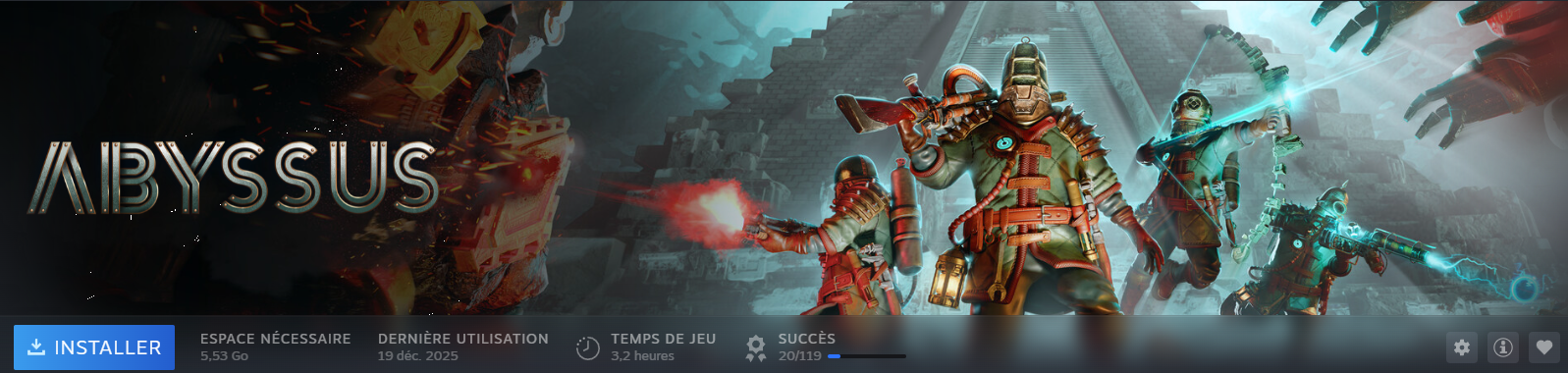My playtime on Abyssus