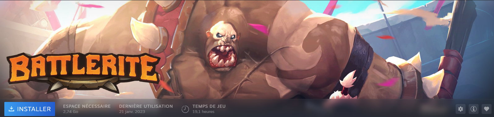 My playtime on Battlerite