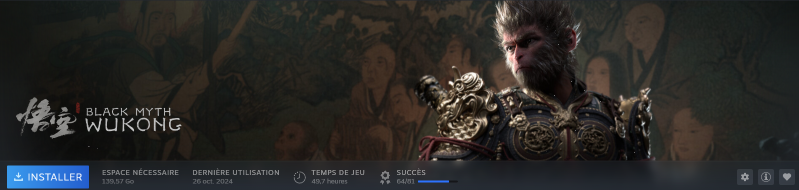 My playtime on Black Myth: Wukong