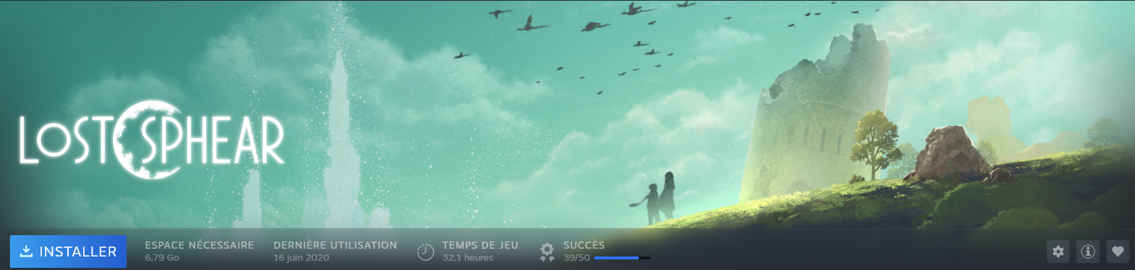 My playtime on Lost Sphear