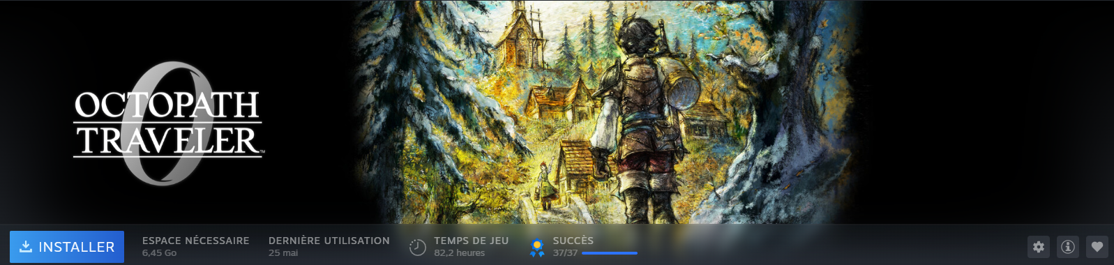 "Octopath Traveler 0" platiné
