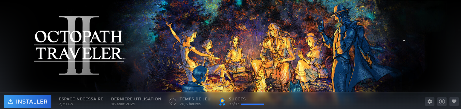 "Octopath Traveler II" platinum trophy