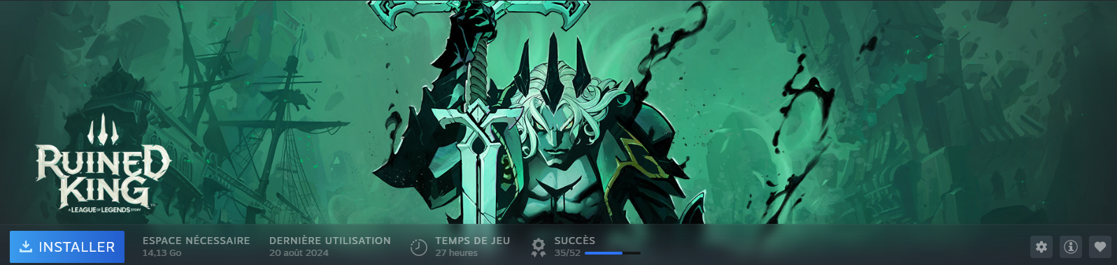 My playtime on Ruined King: A League of Legends Story