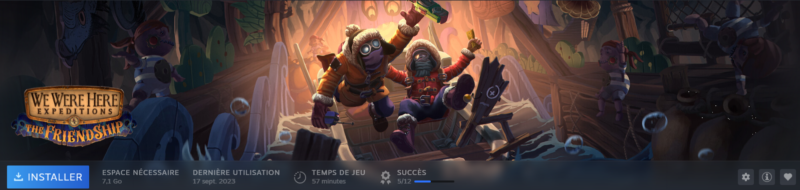 My playtime on We Were Here Expeditions: The FriendShip