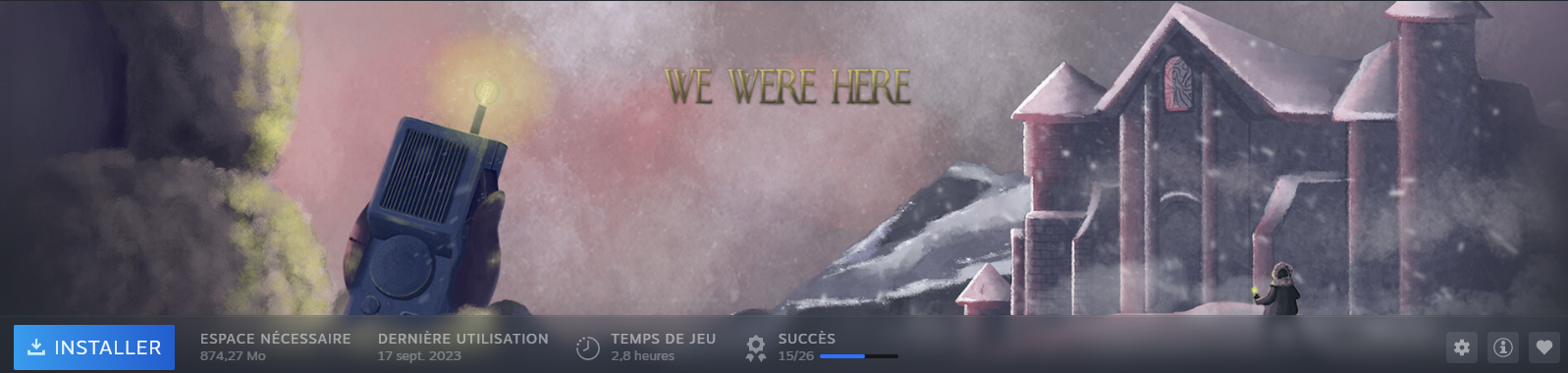 My playtime on We Were Here